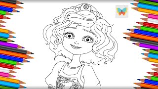 Как нарисовать Варю из мультика Царевны | Рисуем и Учим Цвета | Coloring Kids
