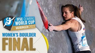 Women's Boulder final || Meiringen 2022