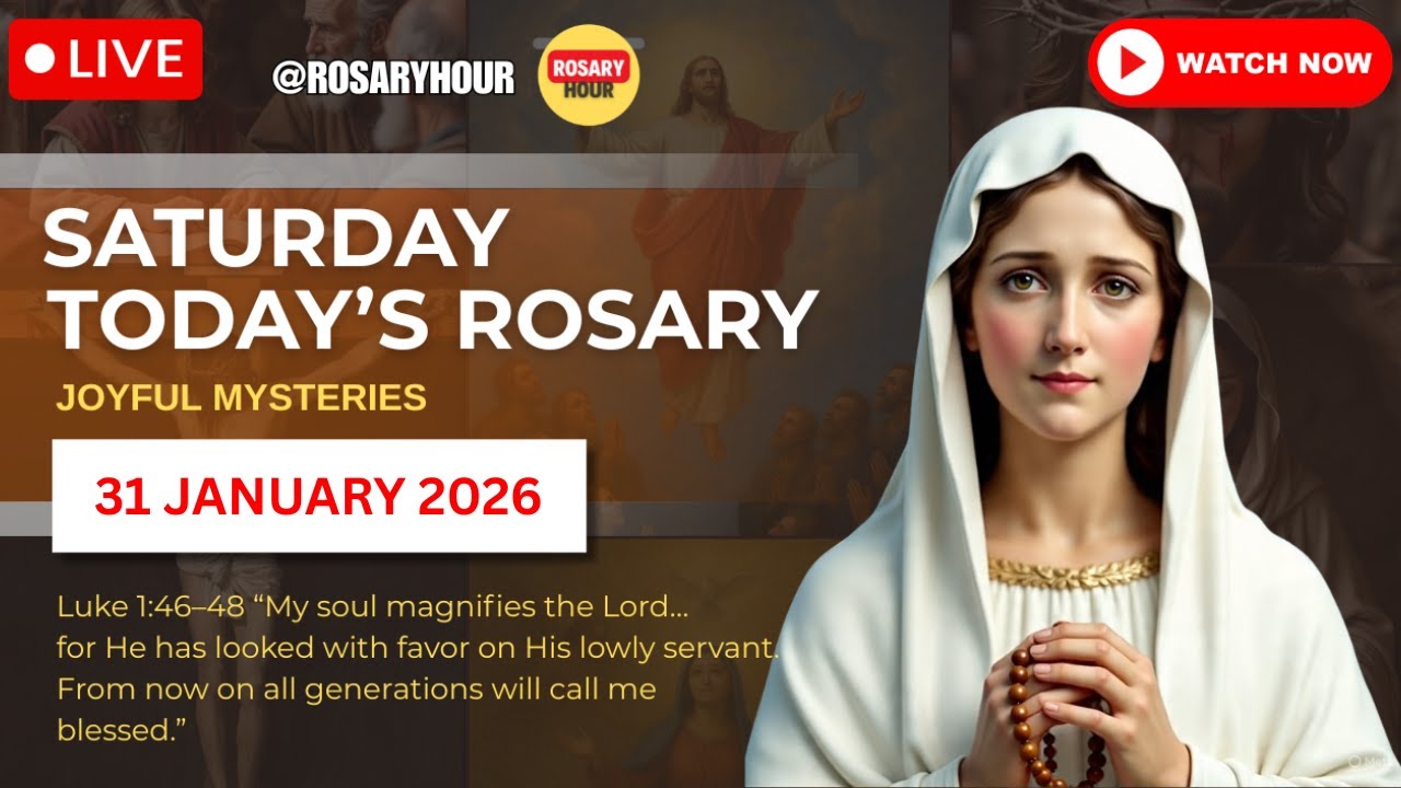 Радостные тайны — виртуальный Розарий — понедельники и субботы I 31 января 2026 г. I @Rosaryhour