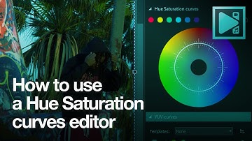 How to use HUE/SATURATION curves with VSDC Free Video Editor