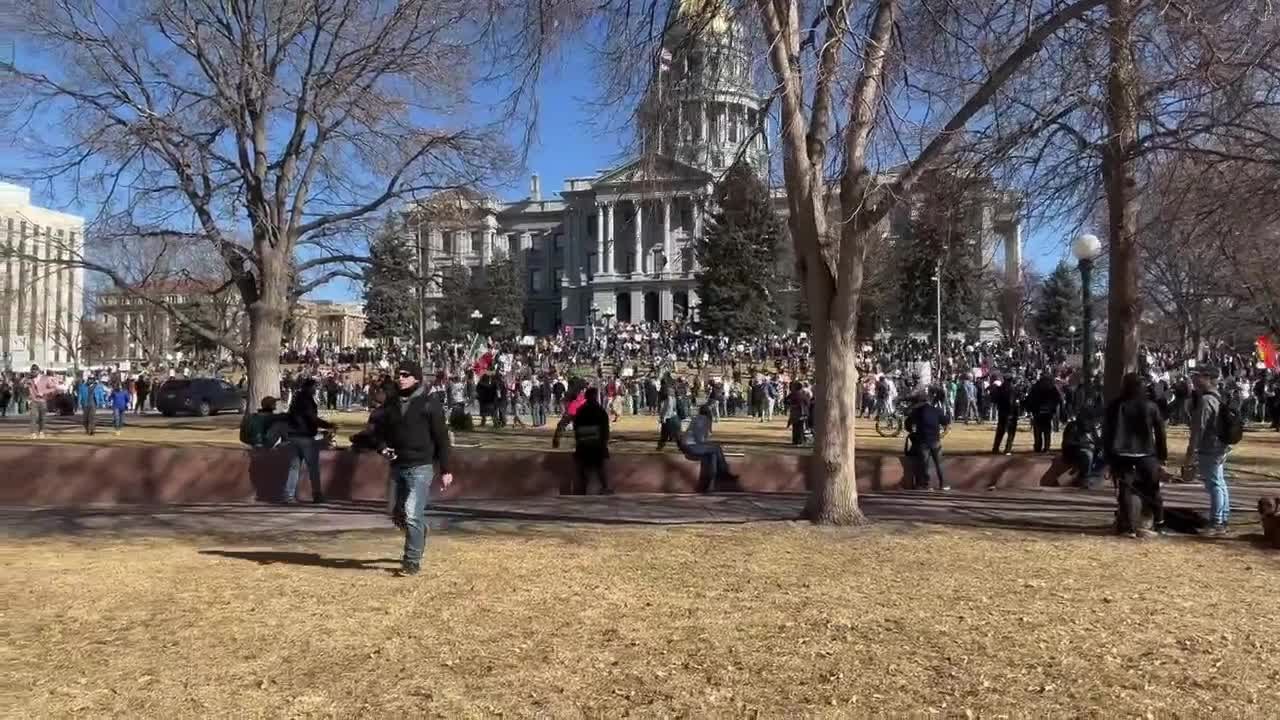 Report from on the ground: Thousands flock to Colorado Capitol in protest of Trump, Project 2025