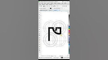 Creative R+R Logo Design in CorelDraw #shorts #shortsvideo