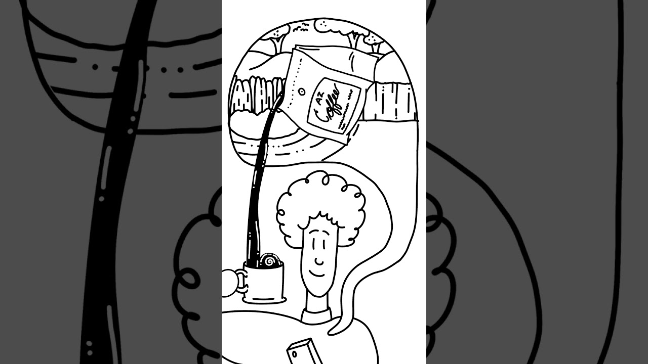 2D Hand Drawn Animation Promo Video - AZ Coffee Video - Solomon C. G. Willis