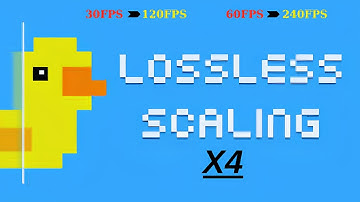 Lossless Scaling Frame Generation LSFG X4 mode preview 4x FPS in The Witcher 3