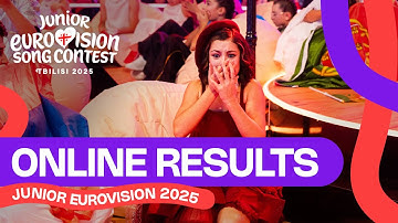 The Online Vote reveals the winner of Tbilisi 2025 | Junior Eurovision 2025 | #JESC2025
