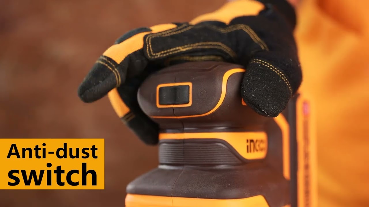 Ingco CSHSLI2014 20V Cordless Palm Sander (Bare Unit)