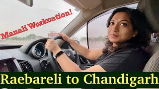 RoadTrip - RaeBareli To Chandigarh | RoadTrip to Manali | Himachal Travel Vlog