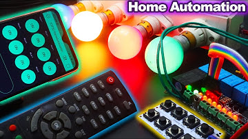 ESP32 Blynk IR Remote Manual Home Automation System