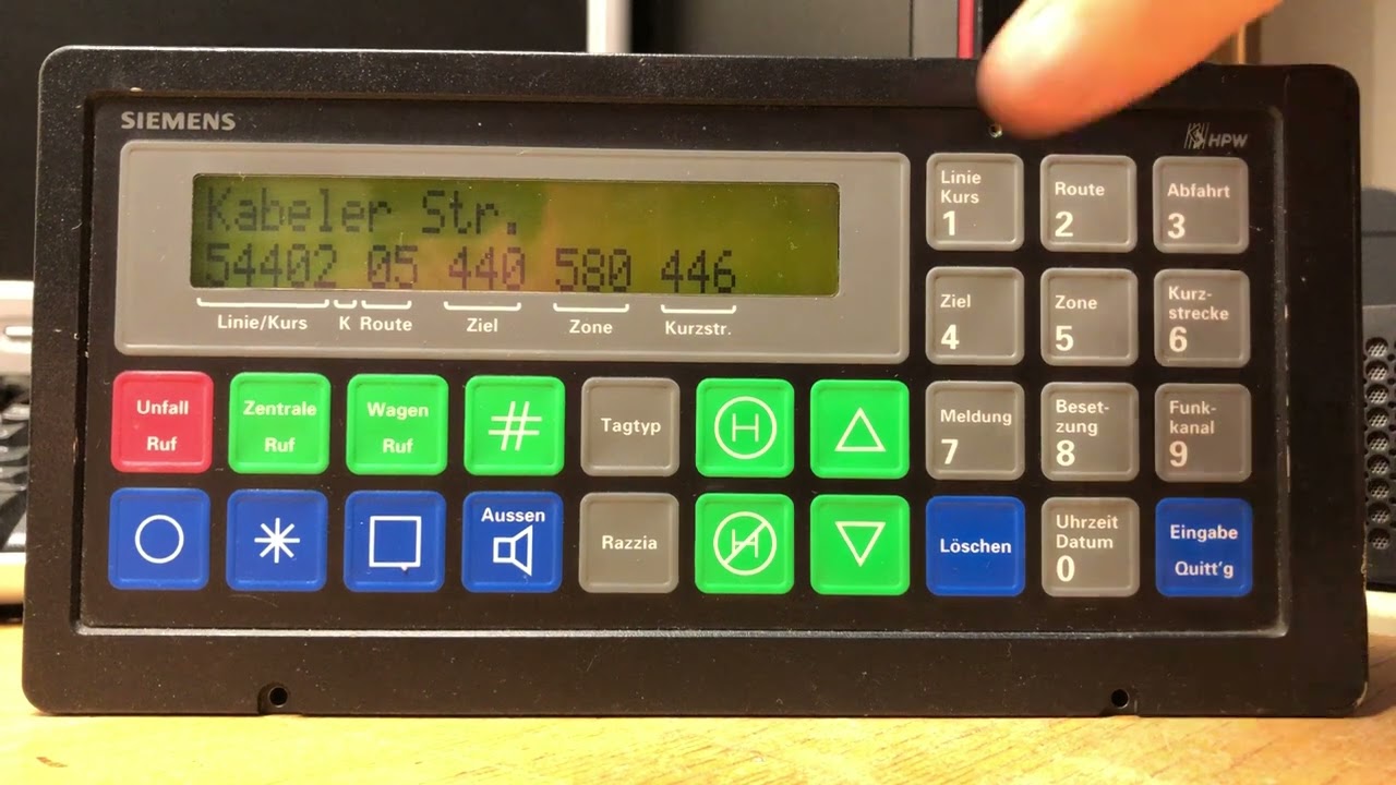 Siemens HPW MAS-3 Strassenbahn Hagen  Haltestellenansagen Linie 544 Hagen Hbf-Spielbank Hohensyburg