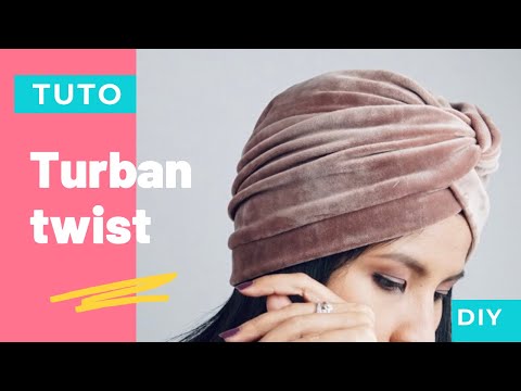 Tuto couture turban twist  DIY how to make a Turban#lalalovecouture #couture#sewing#Turban