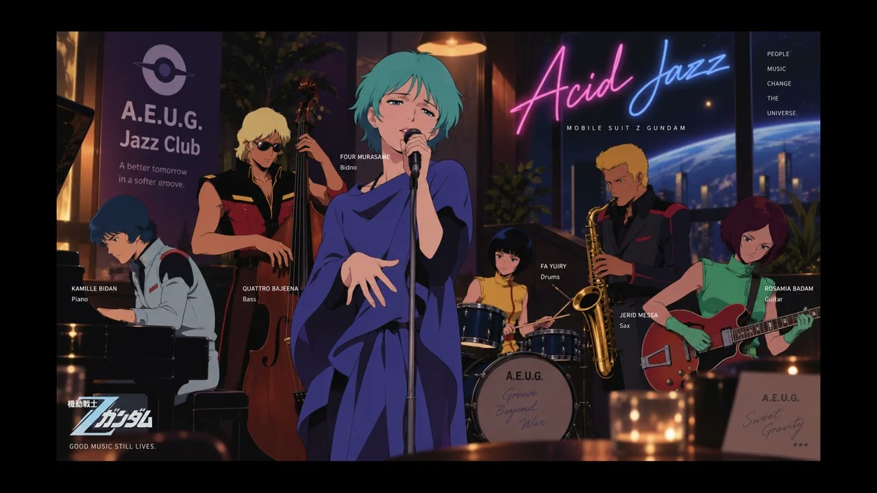 機動戦士Ζガンダム】もしも「水の星へ愛をこめて」がAcid Jazzだったら