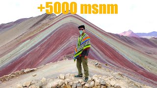 Mal de altura en la Montaña de 7 Colores (subí corriendo) | Cusco, Perú