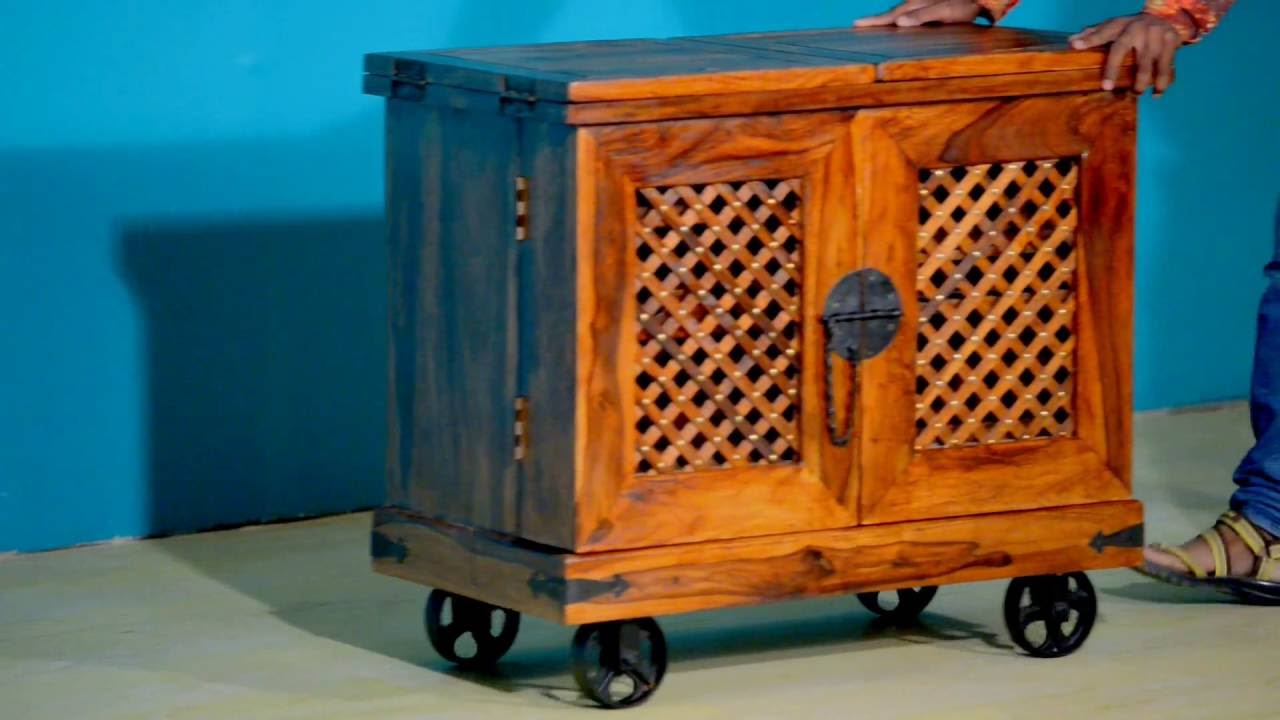 Solid Wood Jali bar Tully by Saraf Furniture YouTube