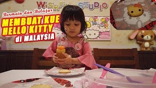 Membuat Kue Nastar Hello Kitty dan langsung dimakan padahal lucu - Making a Hello Kitty Cake DIY