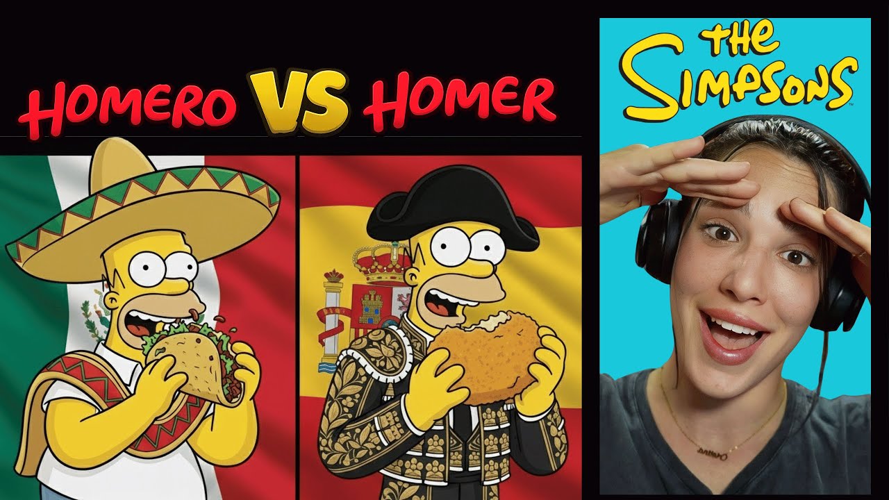 ESPAÑOLA escucha por primera vez LOS SIMPSON en LATINO 🎧