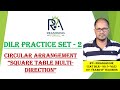 DILR CAT 2025/SNAP/NMAT/IPMAT 2026/CLAT/Banking/ NTSE - Practice Set 2 - Circular/Square Arrangement
