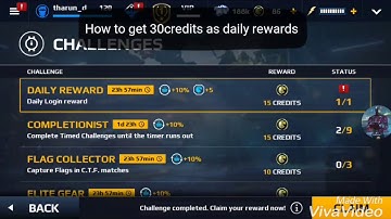 How to get 30credits as daily rewards in mc5