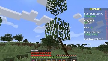 Obviously a hacker in UHC!!!! | Minecraft minigame