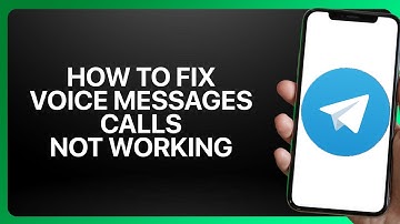 How To Fix Telegram Voice Messages or Calls Not Working in Telegram 2025! Tutorial