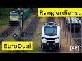 Stadler EuroDual in action - Rangierdienst im Hafen Aschaffenburg - Alex E  AE #357