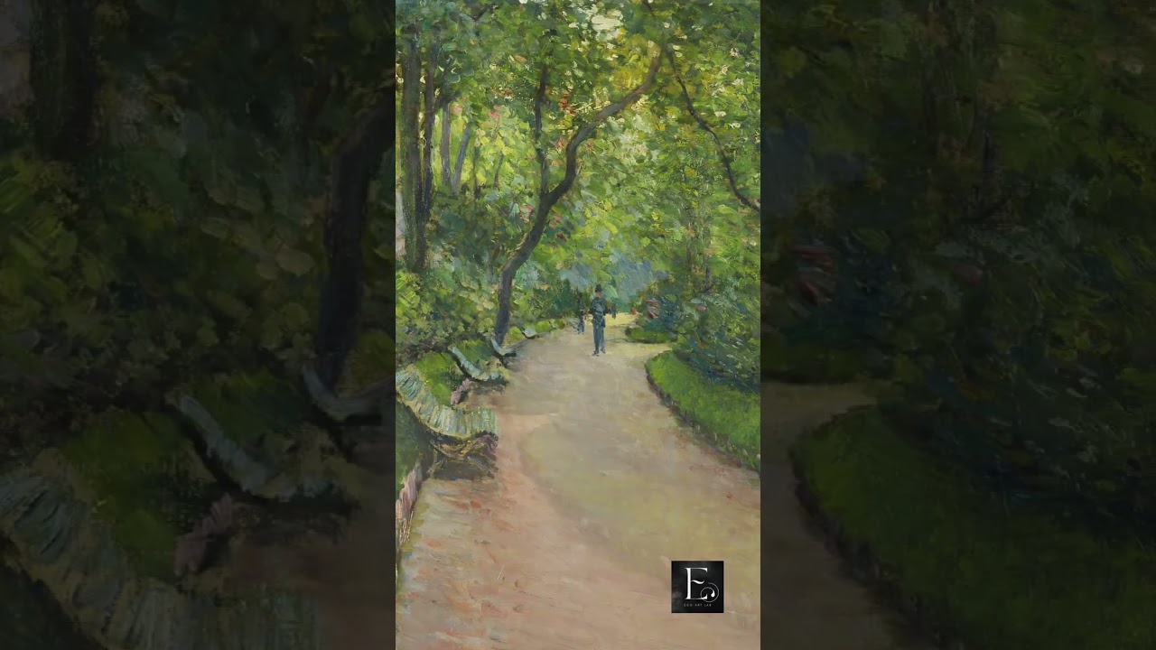 Caillebotte preferred the side alley
