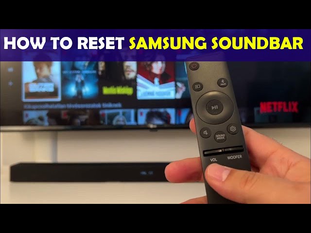 to Reset Soundbar: A Step-by-Step Guide - YouTube