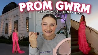 PROM GRWM… but i didn’t go bc i got dumped