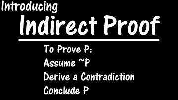 Logic Lesson 14: Introducing Indirect Proof