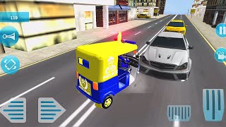 Police Tuk Tuk Auto Rickshaw Driving Game - Android GamePlay #2 screenshot 1