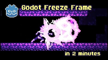 Godot Frame Freeze (Hit Stop) Tutorial in 2 minutes