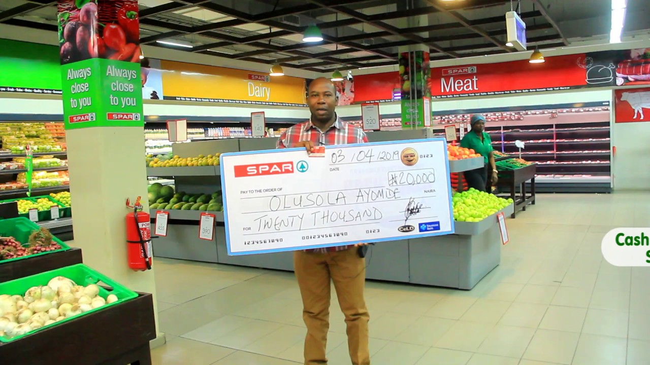SPAR Cash Token Winner Apr 2019 Week 3 24th & 25th Draw