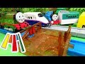 カプセルプラレール きかんしゃトーマス 新幹線を追ったらヘンリーがぶつかちゃった！ ドクターイエロー はやぶさも登場 OmotyanoPrussian