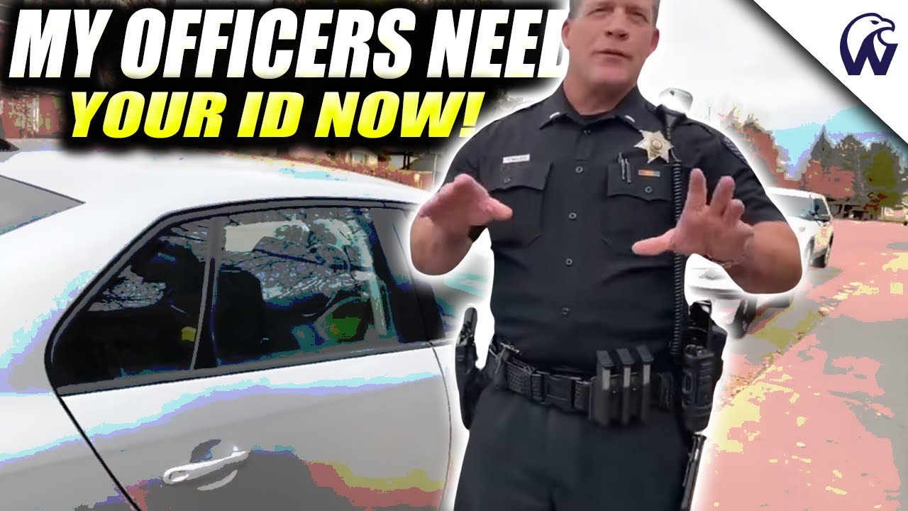 Who Gave You Permission To Walk You Dog | Cop Demands ID For Walking On The Sidewalk