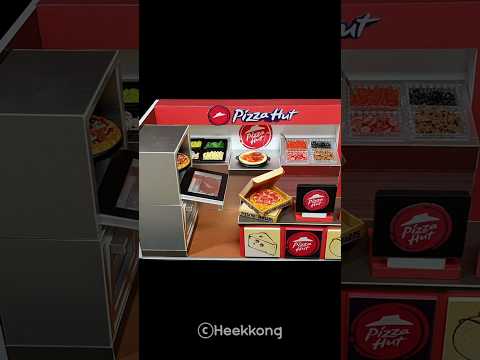 #shorts #diy #food DIY Miniature Realistic Pizza Hut <strong>Board</strong> shop ♥ <strong>Making</strong> Pizza shop ♥