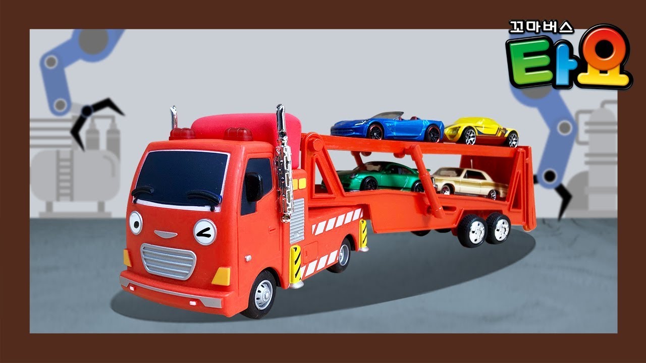 SuperCar Tayo Compilation #1 l Fire Truck becomes a Car Carrier l Tayo the Little Bus