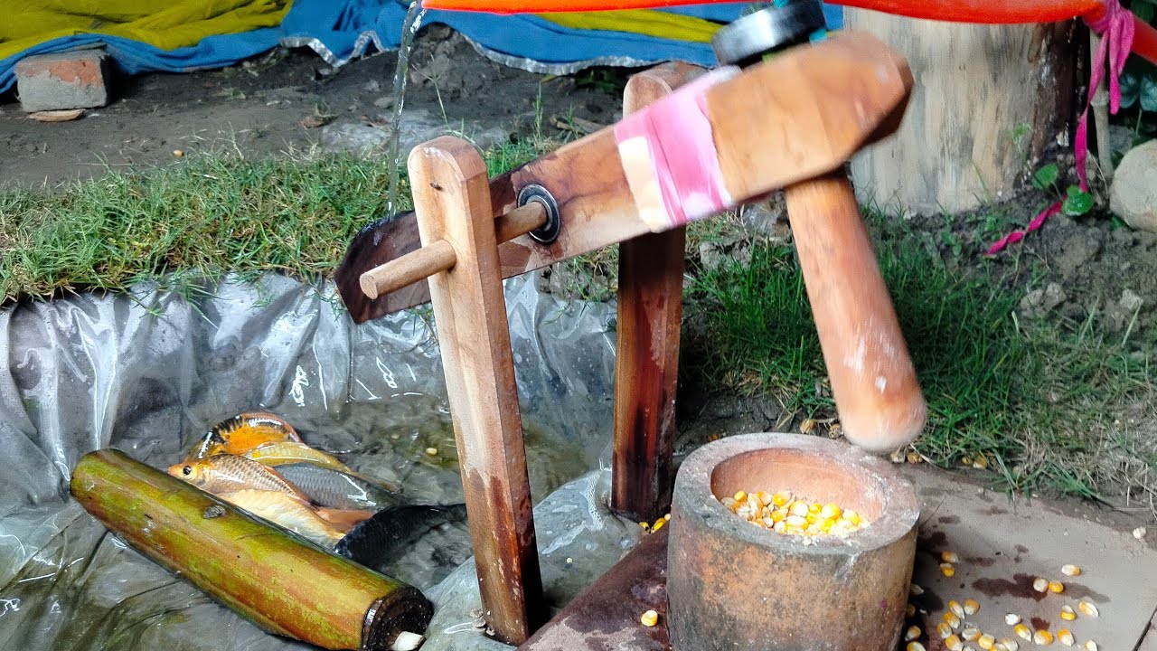 water powered by corn mill- 35