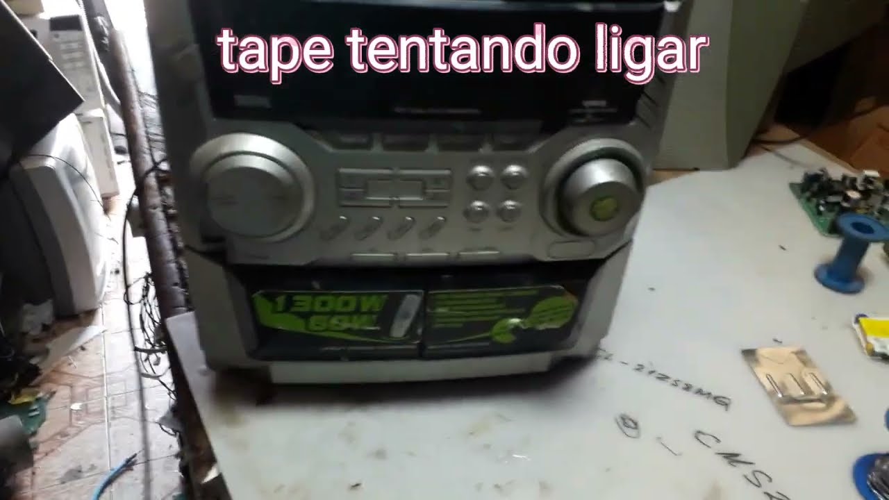 SOM TOSHIBA MS 6542CD, LIGA ACENDE PAINEL MAS NÃO TEM SOM