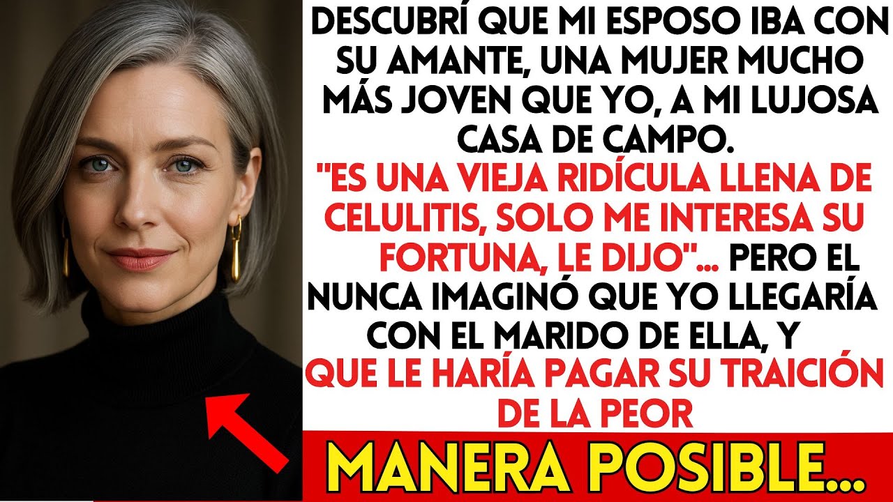 DESCUBRÍ A MI ESPOSO CON SU AMANTE EN MI LUJOSA CASA DE CAMPO, PERO QUEDÓ PÁLIDO CUANDO ME VIO CON..