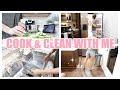 COOK AND CLEAN WITH ME 2019 // EASY DINNER IDEA // NIGHTLY CLEANING ROUTINE