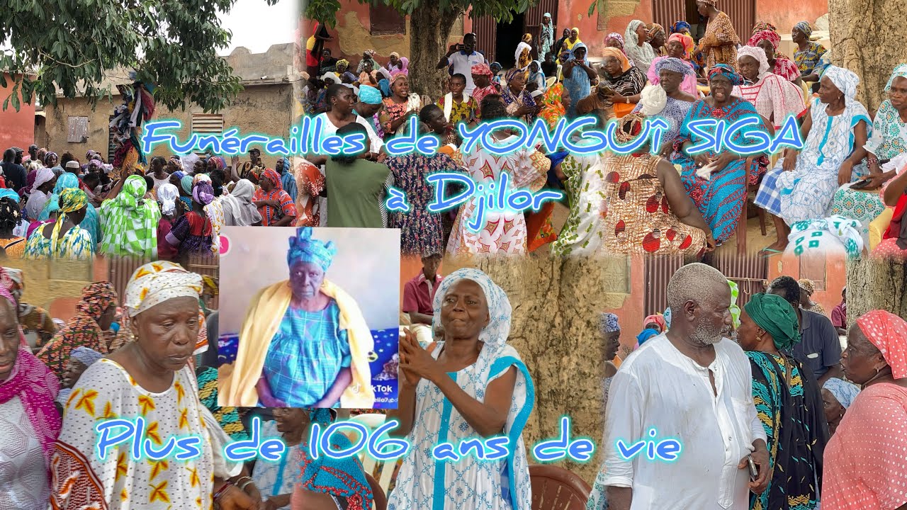 1 ère partie Funérailles de YONGUI SIGA plus de 106 ans de vie  à Djilor le 08 novembre 2025