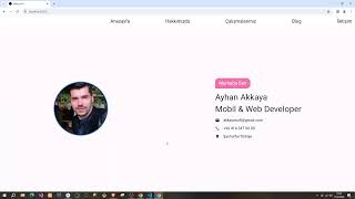 Flutter Portfolio Projesi Ders 16 : Blog Sayfa Tasarımı Web