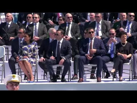 პოლიციელის დღისადმი მიძღვნილი ღონისძიება შს სამინისტროს ეზოში