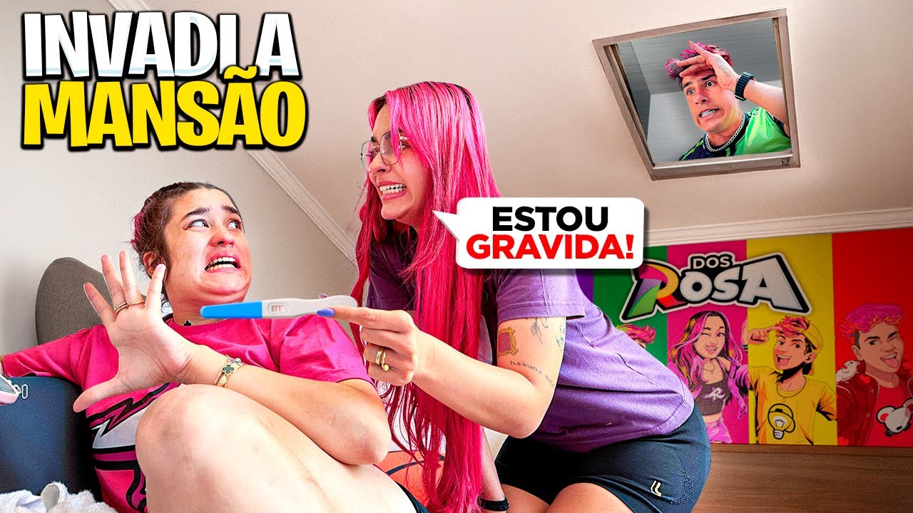 INVADI A NOVA MANSÃO DOS ROSA *fui pego?