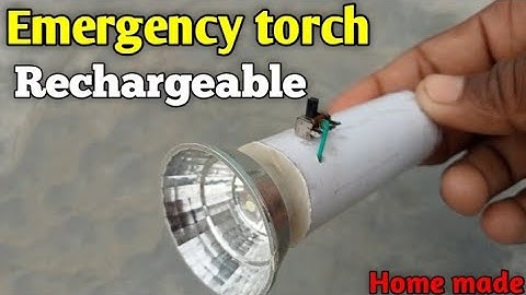 emergency torch rechargeable how to make|| Kaise banaen torch Samar experiment summer experiment