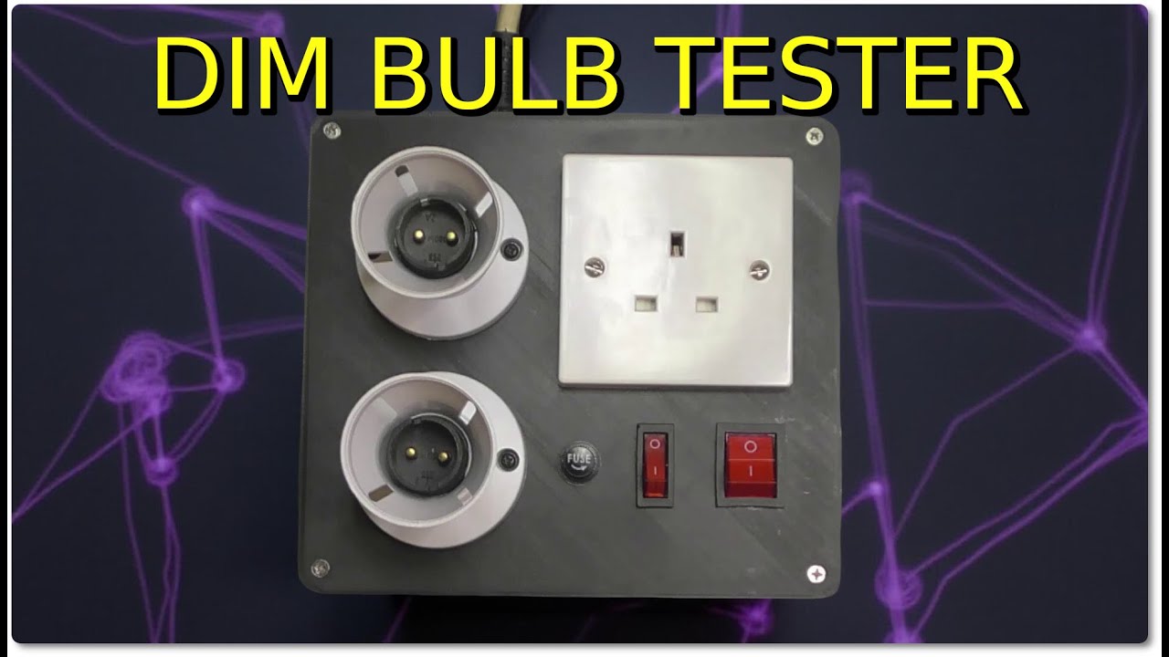 My Dim Bulb Tester / Current Limiter Build. 3D printed Case - YouTube