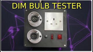 My Dim Bulb Tester / Current Limiter Build.  3D printed Case