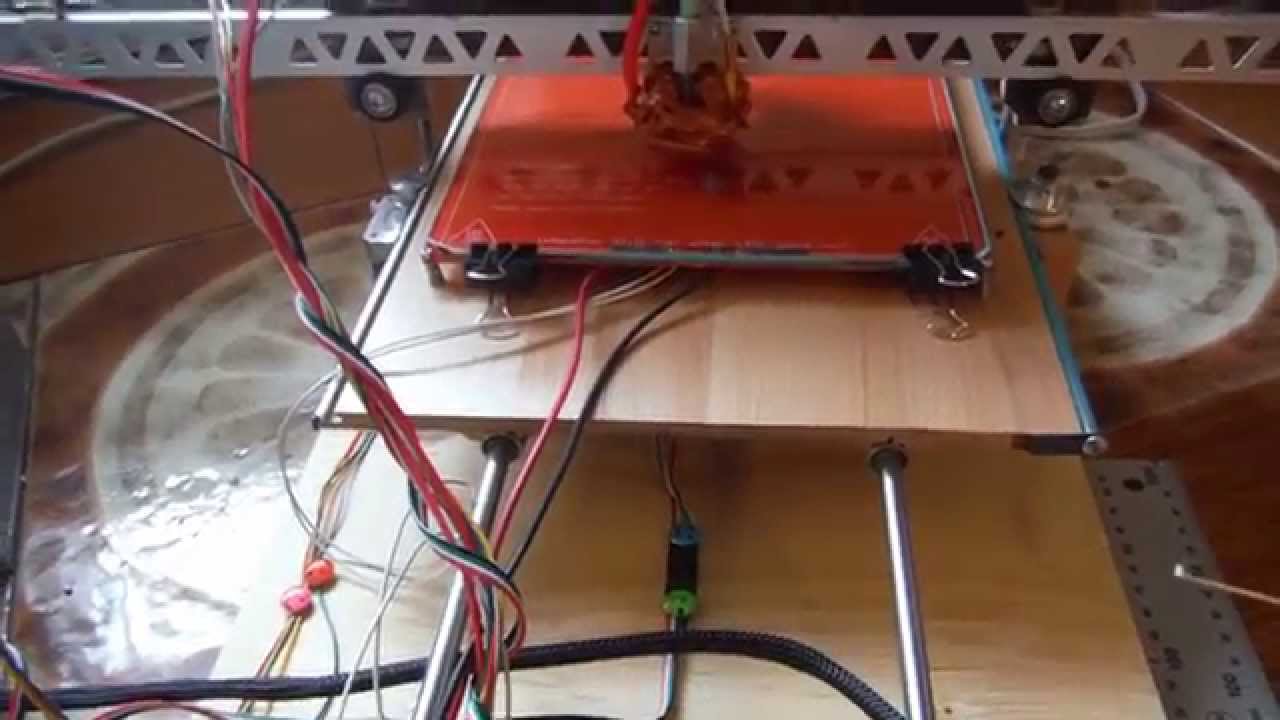MSF wood 3D Repstrap Printer tour. I built this for about $120! - YouTube