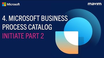 4. Business Process Catalog I Initiate (part 2)