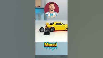 Which will win RC car challenge 😱 driftx Challenge marvel RC car Messi vs Ronaldo #shorts