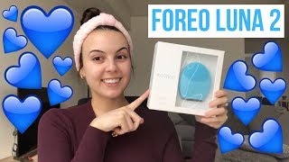 FOREO LUNA 2 Cleansing and Anti-Aging Device | How to use   Review | Erika Beck